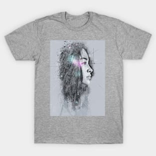 Woman face art T-Shirt